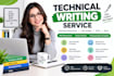 write technical documentation, user manuals, and sops