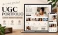 design a ugc portfolio website in canva