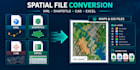 create professional gis maps from coordinates, kml, cad file