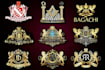 design a premium luxury and heraldic logo
