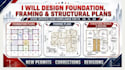 design foundation, framing and structural plans for tx ca fl ga
