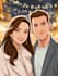 make couple portrait illustration