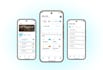 design a modern mobile UI UX in figma