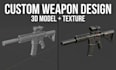create custom fivem weapons gun models skins and weapon packs