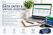 do data entry, web research, and virtual assistant tasks