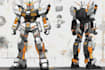 make gundam character illustration