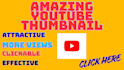 create high CTR and attractive youtube thumbnail