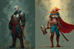 design a character anime