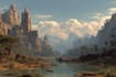 design epic fantasy environments and landscapes