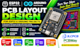 design esp 32 arduino pcb layout