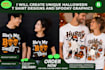 create unique halloween t shirt designs and spooky graphics