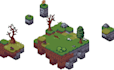 create isometric pixel art tileset sprite sheet game asset character animation