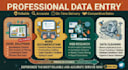 do data entry, excel, copy paste, PDF to excel , web research