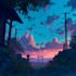 do anime background art for visual novel