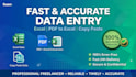 do accurate data entry and typing work