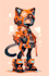 draw amazing character  robot illustration
