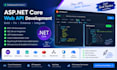 develop aspnet core applications and API with sql server