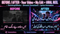 edit viral aesthetic reels and tiktok to get million views