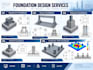 design rcc foundations with structural calculations and drawings