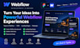 design develop webflow website figma to webflow cms landing page expert