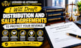 draft distribution and sales agreements to protect your revenue
