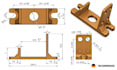 design sheet metals enclosure dxf flat pattern laser cutting fabrication drawing
