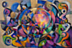 create magical abstract art, psychedelic, surrealism, cubism