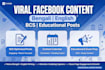 write viral facebook and bcs educational content