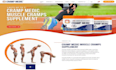 design a professional peptide research website