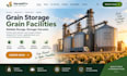 design wix grain elevator website grain storage grain handling facility website