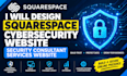 design squarespace cybersecurity website security consultant services website