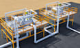 create 3d chemical plant animation industrial process visualization video