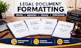 draft formal divorce separation alimony  child custody documents