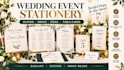 design wedding event stationery, seating, menus, signs