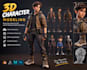 create a custom 3d character model for games, animation