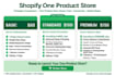create a one product shopify dropshipping store