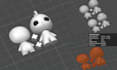 create a custom funko pop 3d action figure model, 3d toy keychain for printing