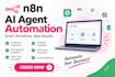 build n8n ai agent automation workflows and custom ai agents