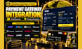 integrate payment gateways, crypto payments and onramp card to crypto payment