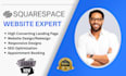design, redesign and develop a professional squarespace website