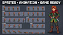 create pixel art, 2d game art, sprites and game assets