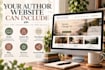 design a wordpress website for authors