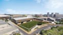 create a 3d sports facility master plan and site layout