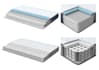 3d model and render mattress cross section cutaways