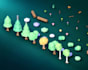 create stylized low poly 3d game assets in blender