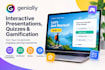 create an interactive genially presentation, quiz, game and elearning