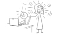 create hand drawn 2d line art animation frame by frame