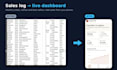 turn your excel or google sheets into a web app or dashboard