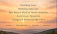 write heartfelt wedding vows, speeches, and eulogies