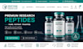 build peptide website, research peptide website woocommerce ecommerce website